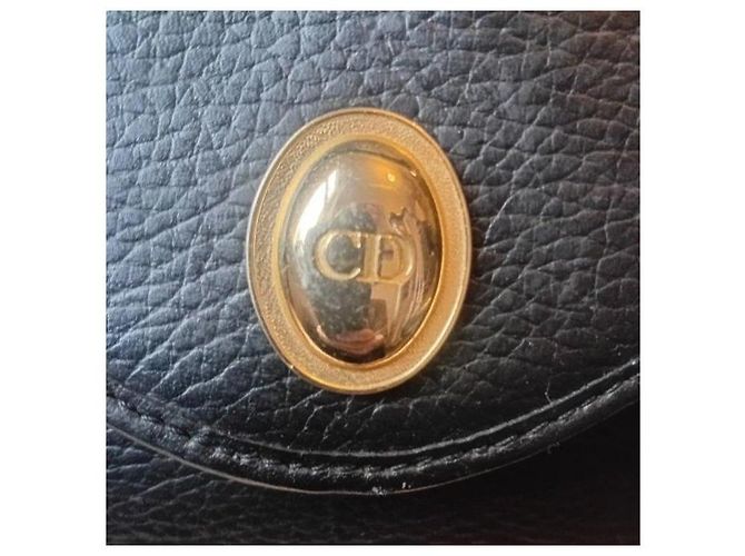 Christian Dior Borsa in pelle nera Nero - vista 5