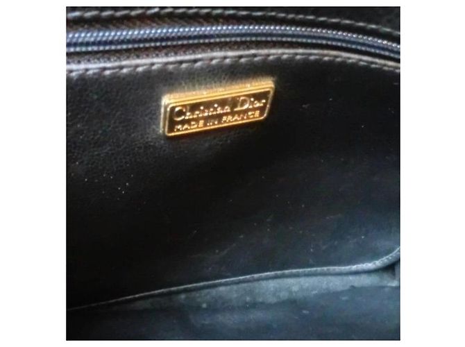 Christian Dior Borsa in pelle nera Nero - vista 9
