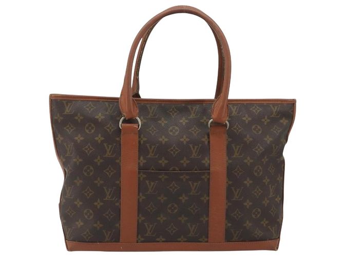LOUIS VUITTON Monogram Sac Weekend PM Hand Bag M42425 LV Auth 190221 Monogramma - vista 13