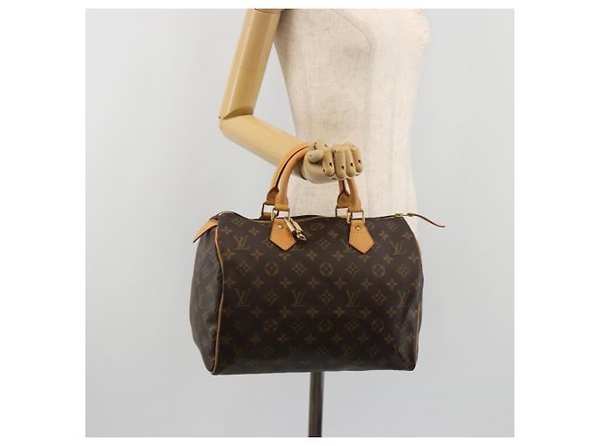 LOUIS VUITTON Borsa Monogram Speedy 30 M41526 LV Auth 189105SV Monogramma - vista 25