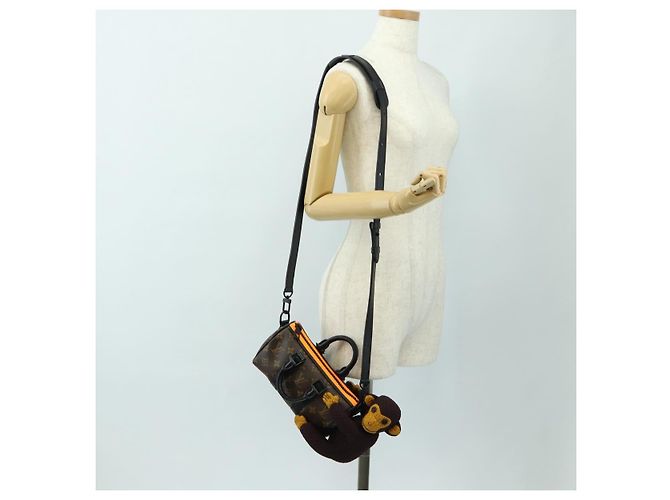 LOUIS VUITTON Monogram Monkey Puppet Keepall XS Bag M80118 LV Auth 189754SM Monogramma - vista 29