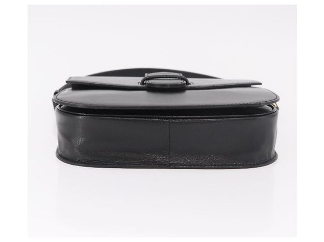 SAINT LAURENT Borsa in Pelle Nera Oro Auth 190584 Nero D'oro - vista 5