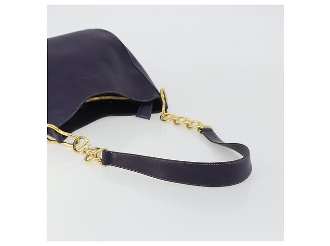 Borsa a Spalla PRADA in Pelle Viola e Oro Autentica 188299A D'oro Porpora - vista 7