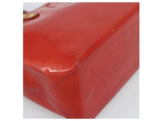LOUIS VUITTON Monogram Vernis Reade PM Hand Bag Red Rouge M91088 LV Auth ep14916 Rosso - vista 15