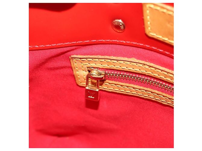 LOUIS VUITTON Monogram Vernis Reade PM Hand Bag Red Rouge M91088 LV Auth ep14916 Rosso - vista 19