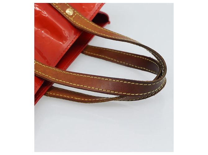LOUIS VUITTON Monogram Vernis Reade PM Hand Bag Red Rouge M91088 LV Auth ep14916 Rosso - vista 7