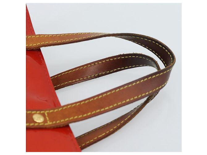 LOUIS VUITTON Monogram Vernis Reade PM Hand Bag Red Rouge M91088 LV Auth ep14916 Rosso - vista 8