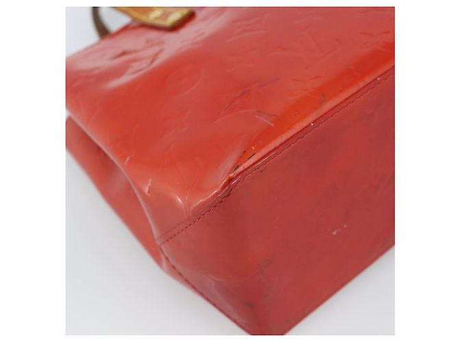 LOUIS VUITTON Monogram Vernis Reade PM Hand Bag Red Rouge M91088 LV Auth ep14916 Rosso - vista 9