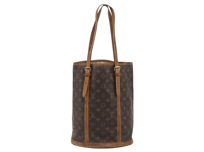 LOUIS VUITTON Borsa a Spalla Monogram Bucket GM M42236 LV Auth 190162 Monogramma - vista 13
