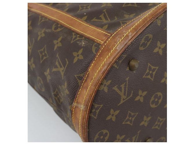LOUIS VUITTON Borsa a Spalla Monogram Bucket GM M42236 LV Auth 190162 Monogramma - vista 14