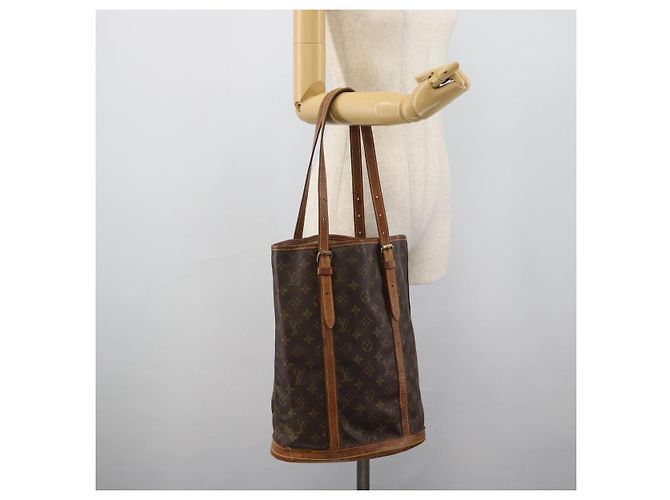 LOUIS VUITTON Borsa a Spalla Monogram Bucket GM M42236 LV Auth 190162 Monogramma - vista 21