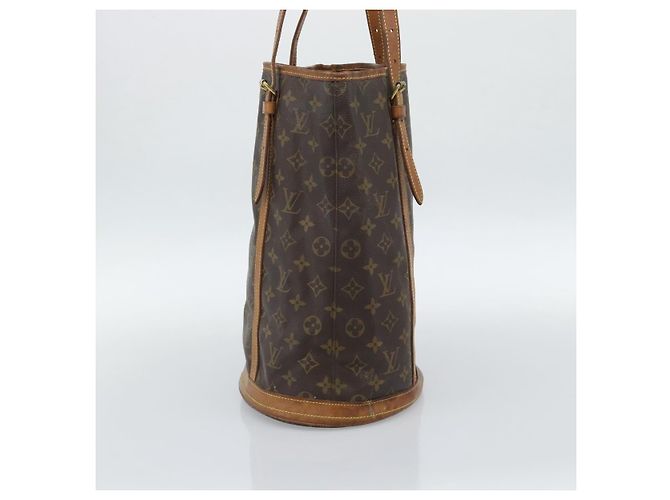 LOUIS VUITTON Borsa a Spalla Monogram Bucket GM M42236 LV Auth 190162 Monogramma - vista 3