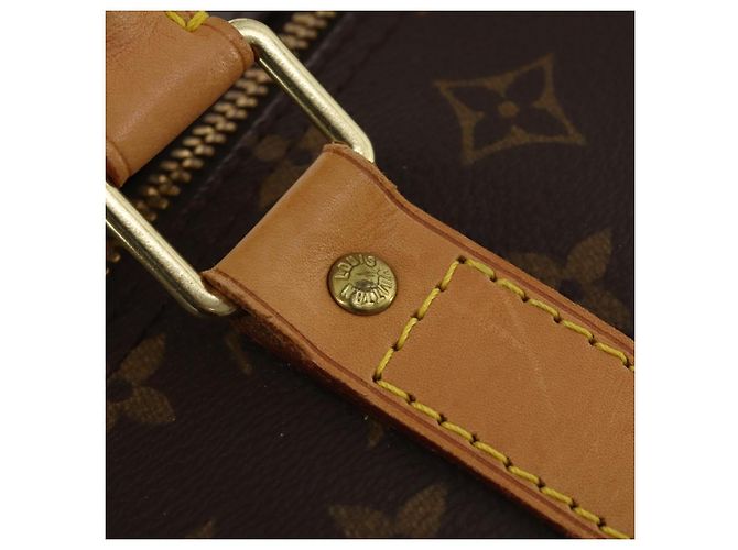 LOUIS VUITTON Monogram Keepall 60 Boston Bag M41422 LV Auth 188943V Monogramma - vista 19
