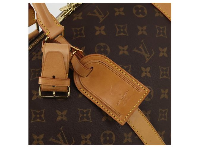 LOUIS VUITTON Monogram Keepall 60 Boston Bag M41422 LV Auth 188943V Monogramma - vista 21