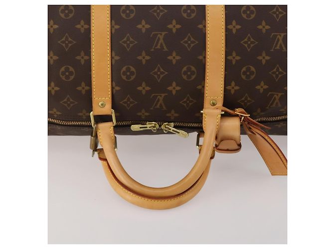 LOUIS VUITTON Monogram Keepall 60 Boston Bag M41422 LV Auth 188943V Monogramma - vista 7