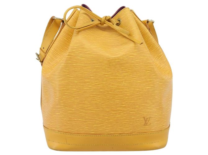 Borsa a tracolla LOUIS VUITTON Epi Noe Tassili Yellow M44009 LV Auth ka5048 - vista 13