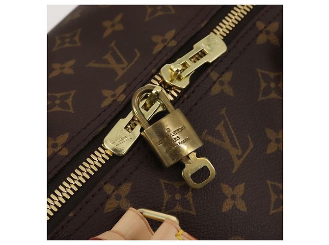 LOUIS VUITTON Monogram Keepall 60 Boston Bag M41422 LV Auth 189013A Monogramma - vista 10