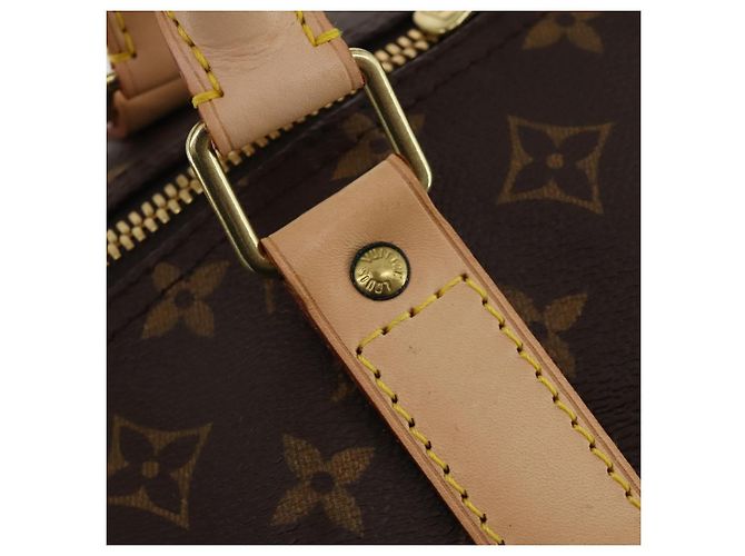 LOUIS VUITTON Monogram Keepall 60 Boston Bag M41422 LV Auth 189013A Monogramma - vista 17