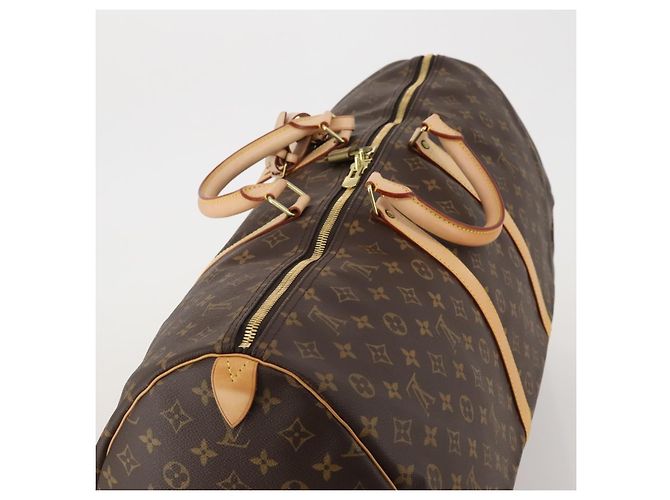 LOUIS VUITTON Monogram Keepall 60 Boston Bag M41422 LV Auth 189013A Monogramma - vista 6
