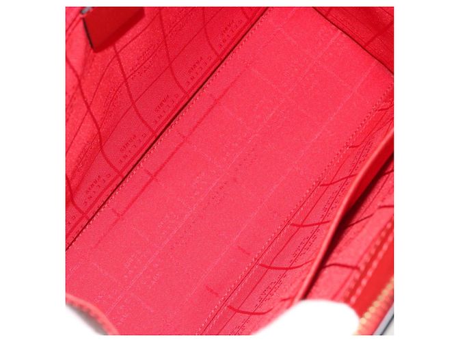 Céline Borsa CELINE in pelle rosso oro Auth bs35808 D'oro - vista 11