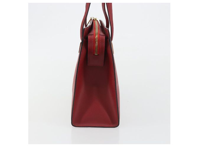 Céline Borsa CELINE in pelle rosso oro Auth bs35808 D'oro - vista 3