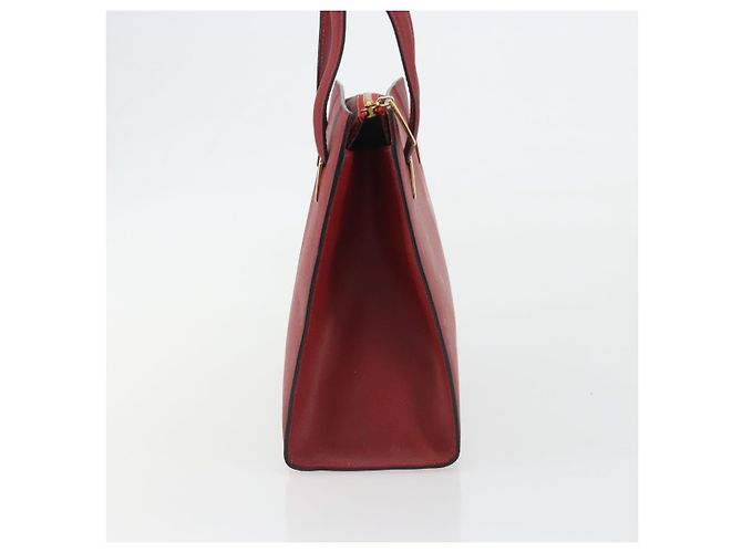 Céline Borsa CELINE in pelle rosso oro Auth bs35808 D'oro - vista 4