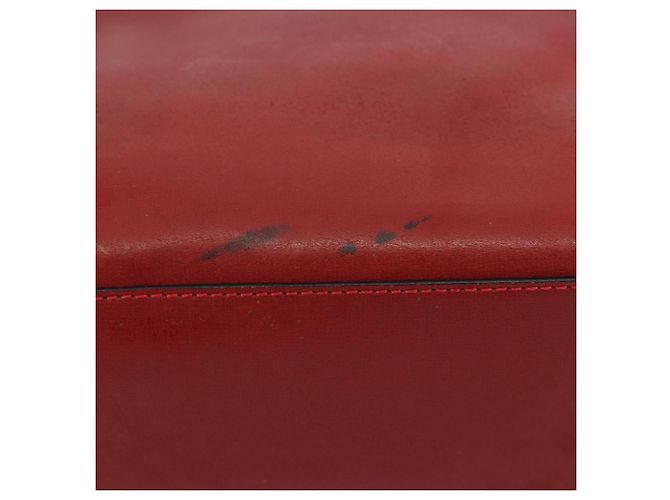 Céline Borsa CELINE in pelle rosso oro Auth bs35808 D'oro - vista 6