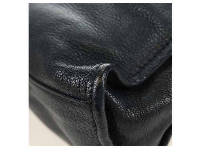 BALENCIAGA Classic Metallic Edge Mini City Tasche Leder 2way Navy Auth 189129M Golden Marineblau - Ansicht 19