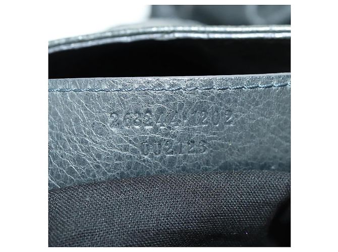 BALENCIAGA Giant Vero Hand Bag Leather 2way Gray 263244 Auth am12009SAM Marrone - vista 12