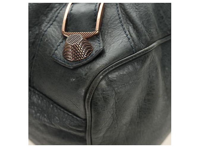BALENCIAGA Giant Vero Hand Bag Leather 2way Gray 263244 Auth am12009SAM Marrone - vista 17