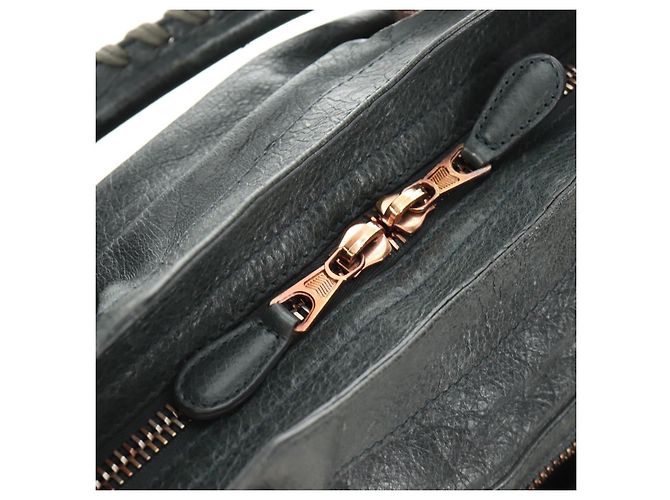 BALENCIAGA Giant Vero Hand Bag Leather 2way Gray 263244 Auth am12009SAM Marrone - vista 22