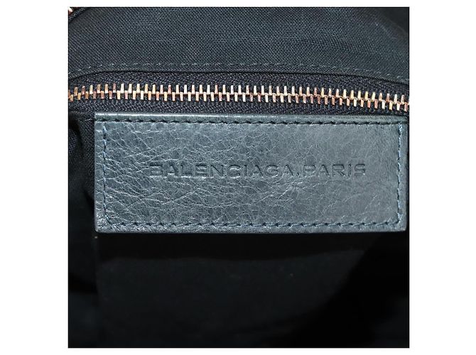 BALENCIAGA Giant Vero Hand Bag Leather 2way Gray 263244 Auth am12009SAM Marrone - vista 23