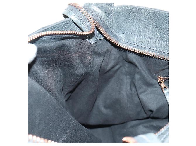BALENCIAGA Giant Vero Hand Bag Leather 2way Gray 263244 Auth am12009SAM Marrone - vista 24