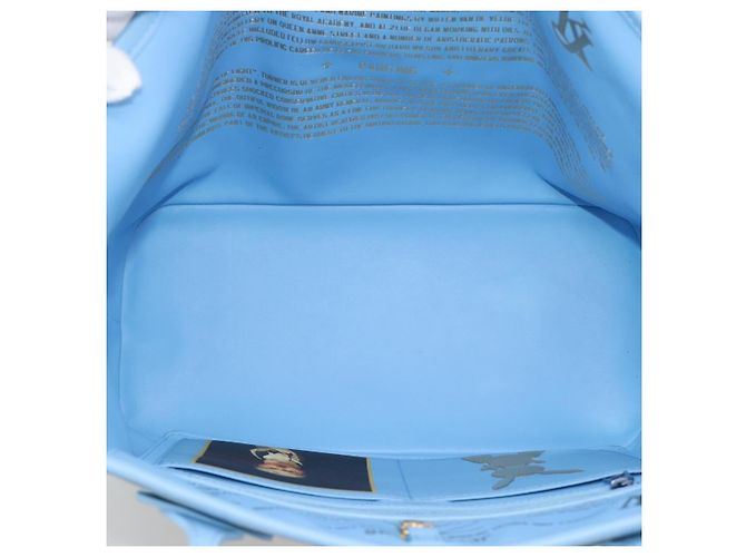 LOUIS VUITTON Masters Collection TURNER Neverfull MM Bag M43318 Autêntico 189911SM Azul - vista 10