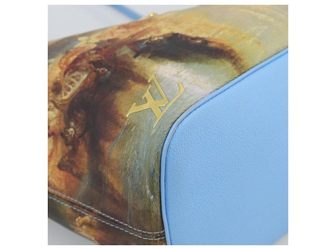 LOUIS VUITTON Masters Collection TURNER Neverfull MM Bag M43318 Autêntico 189911SM Azul - vista 15