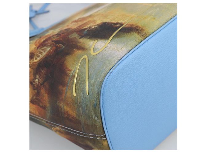 LOUIS VUITTON Masters Collection TURNER Neverfull MM Bag M43318 Autêntico 189911SM Azul - vista 17