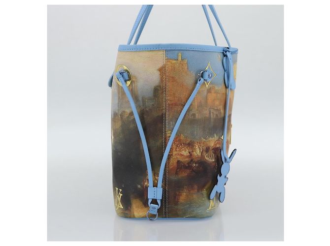 LOUIS VUITTON Masters Collection TURNER Neverfull MM Bag M43318 Autêntico 189911SM Azul - vista 3