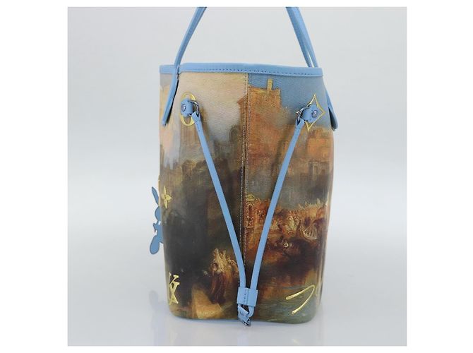 LOUIS VUITTON Masters Collection TURNER Neverfull MM Bag M43318 Autêntico 189911SM Azul - vista 4