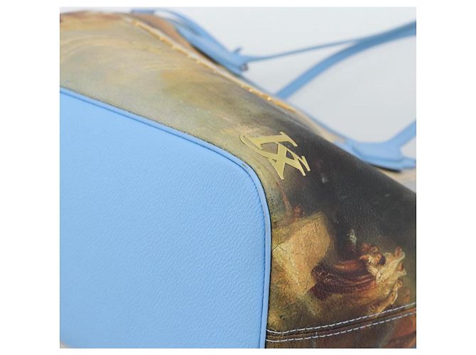 LOUIS VUITTON Masters Collection TURNER Neverfull MM Bag M43318 Autêntico 189911SM Azul - vista 8