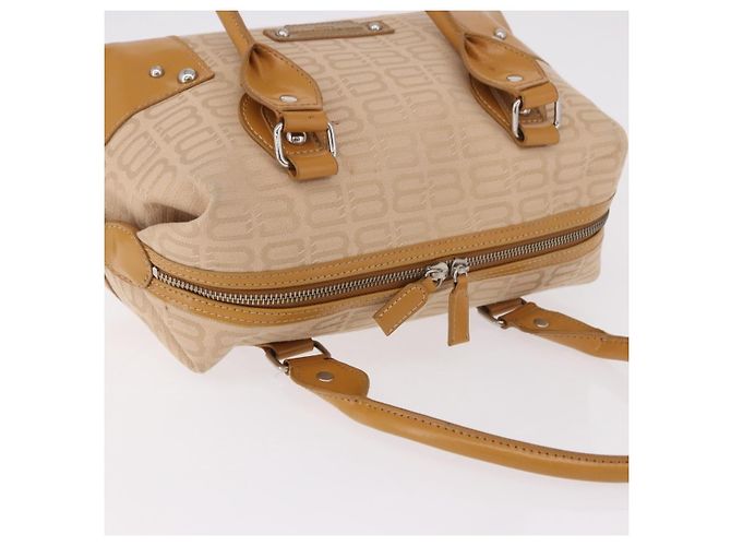 Borsa Boston BALENCIAGA in tela Beige Silver Auth 190552 Argento - vista 6