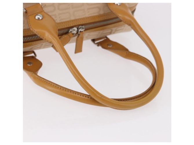 Borsa Boston BALENCIAGA in tela Beige Silver Auth 190552 Argento - vista 7
