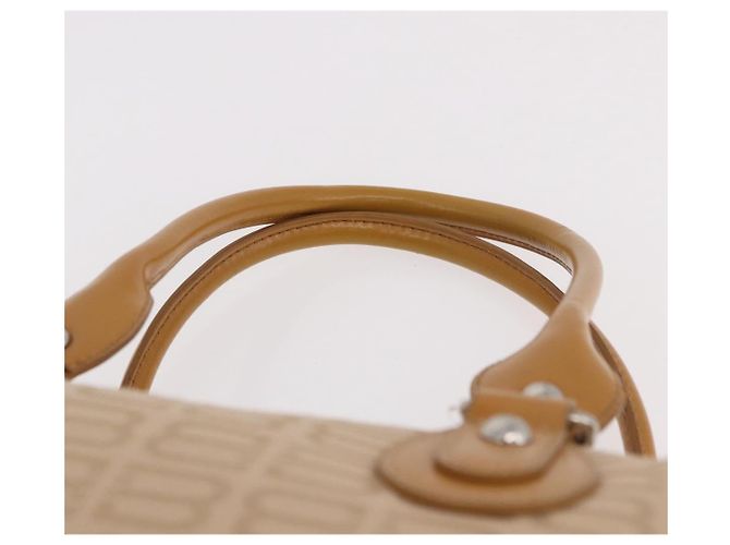 Borsa Boston BALENCIAGA in tela Beige Silver Auth 190552 Argento - vista 8