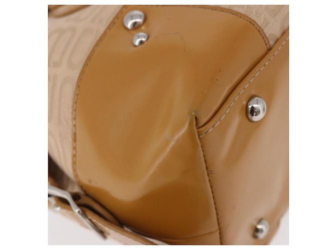 Borsa Boston BALENCIAGA in tela Beige Silver Auth 190552 Argento - vista 9