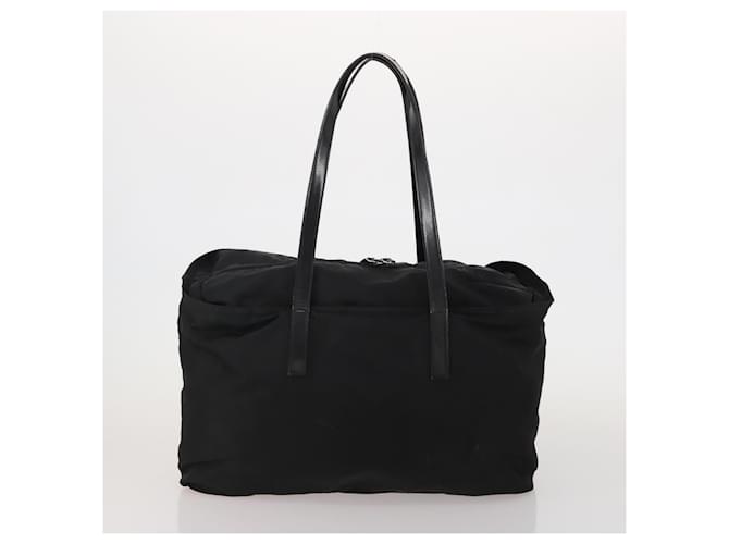 Borsa PRADA Nylon 2 Set Nero Giallo Auth 186260 - vista 3