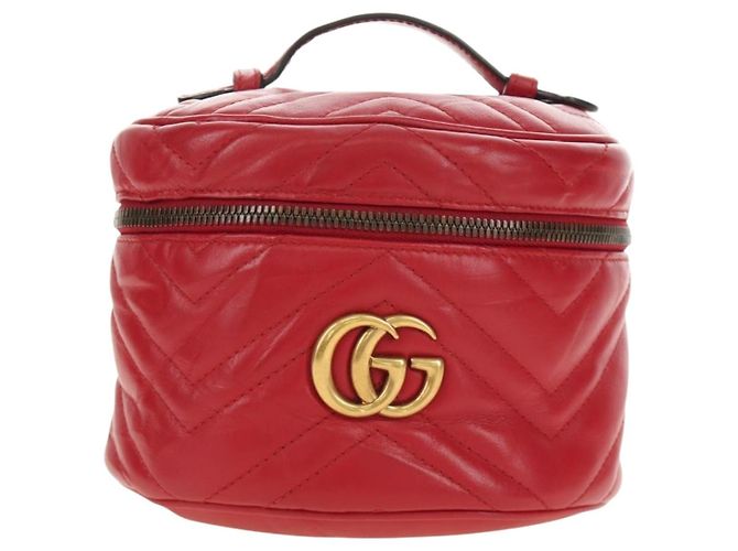 Borsa a Spalla GUCCI in Pelle Rossa Oro 598594 Auth bs35771V Rosso D'oro - vista 13