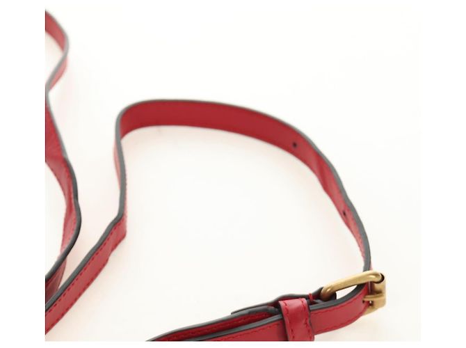 Borsa a Spalla GUCCI in Pelle Rossa Oro 598594 Auth bs35771V Rosso D'oro - vista 19