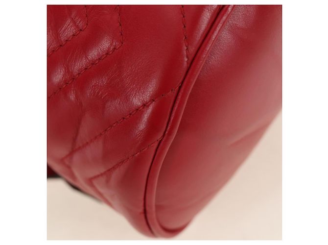 Borsa a Spalla GUCCI in Pelle Rossa Oro 598594 Auth bs35771V Rosso D'oro - vista 20