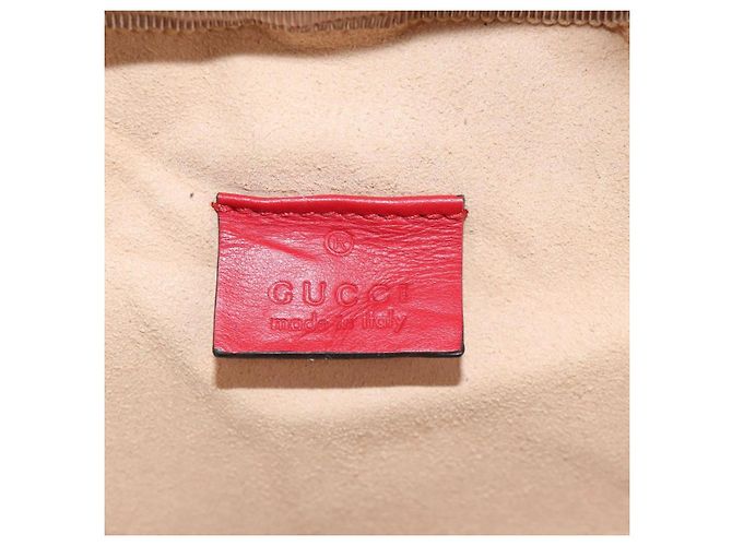 Borsa a Spalla GUCCI in Pelle Rossa Oro 598594 Auth bs35771V Rosso D'oro - vista 28