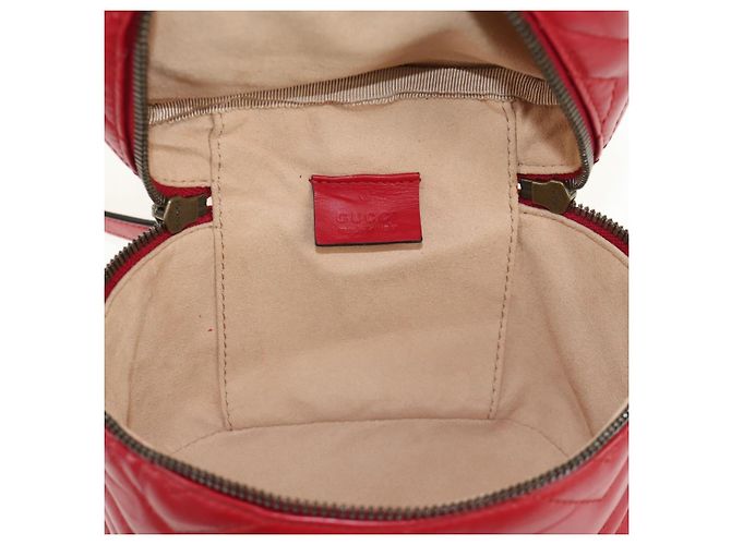 Borsa a Spalla GUCCI in Pelle Rossa Oro 598594 Auth bs35771V Rosso D'oro - vista 29