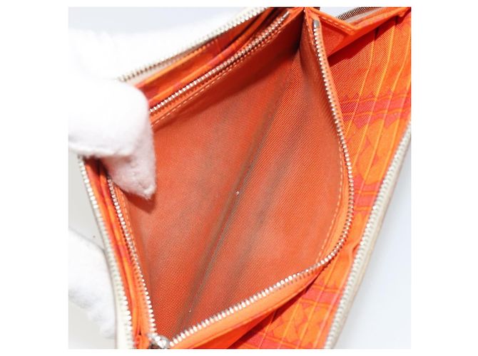 Hermès HERMES Azap Classic Long Wallet Pelle Marrone Auth bs35755 - vista 11